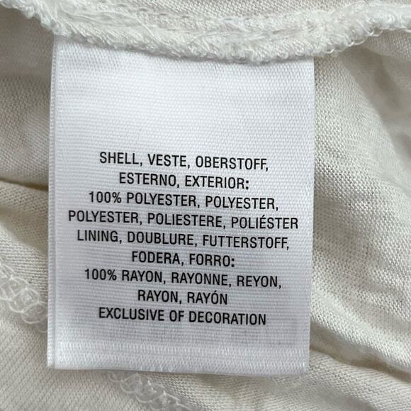 Anthropologie Akemi + Kin Ara Embroidered White Lace Top, Size XS - Picture 9 of 11